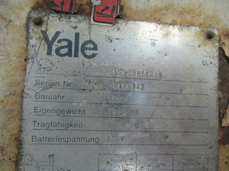 Yale GLP 080EEPAS 3.7T - Carretilla elevadora de gas: foto 4 Yale GLP 080EEPAS 3.7T - Carretilla elevadora de gas: foto 4