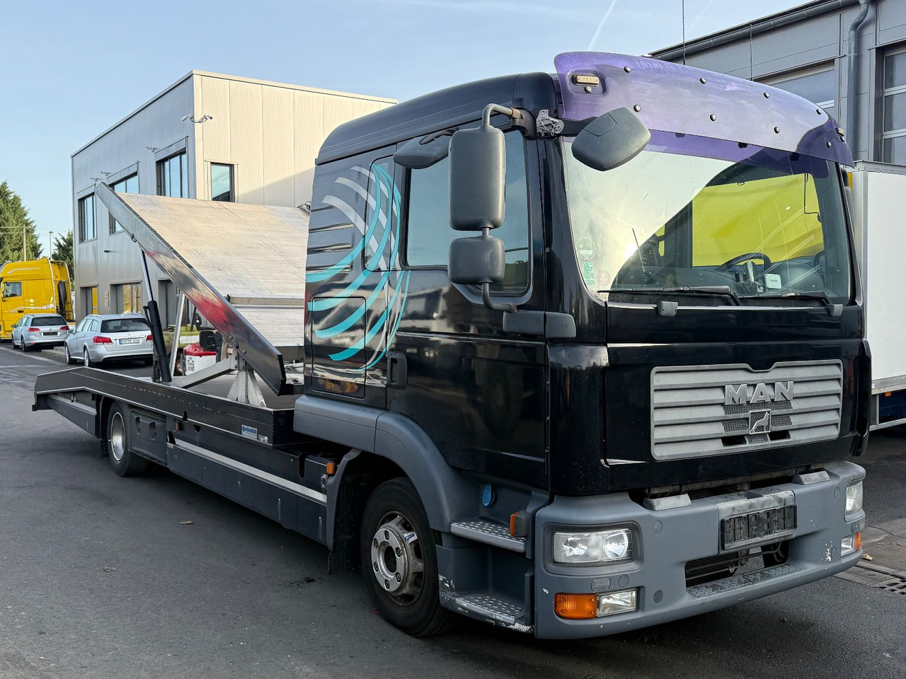 MAN TGL 8.210 Moetefindt, Doppelstock, Winde, Klima - Camión portavehículos: foto 1 MAN TGL 8.210 Moetefindt, Doppelstock, Winde, Klima - Camión portavehículos: foto 1