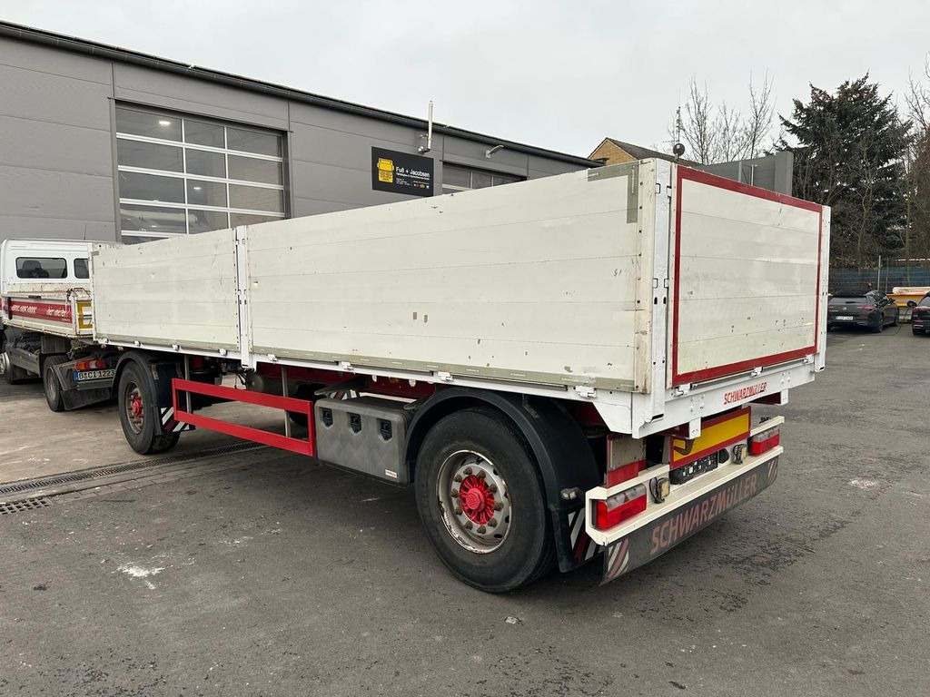 Schwarzmüller Baustoffanhg 7,1m*NL 14,6to*Luft*BPW*ZS*gt.Zstd. - Semirremolque plataforma/ Caja abierta: foto 3 Schwarzmüller Baustoffanhg 7,1m*NL 14,6to*Luft*BPW*ZS*gt.Zstd. - Semirremolque plataforma/ Caja abierta: foto 3