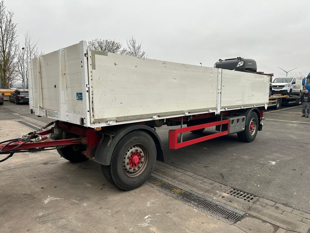 Schwarzmüller Baustoffanhg 7,1m*NL 14,6to*Luft*BPW*ZS*gt.Zstd. - Semirremolque plataforma/ Caja abierta: foto 1 Schwarzmüller Baustoffanhg 7,1m*NL 14,6to*Luft*BPW*ZS*gt.Zstd. - Semirremolque plataforma/ Caja abierta: foto 1