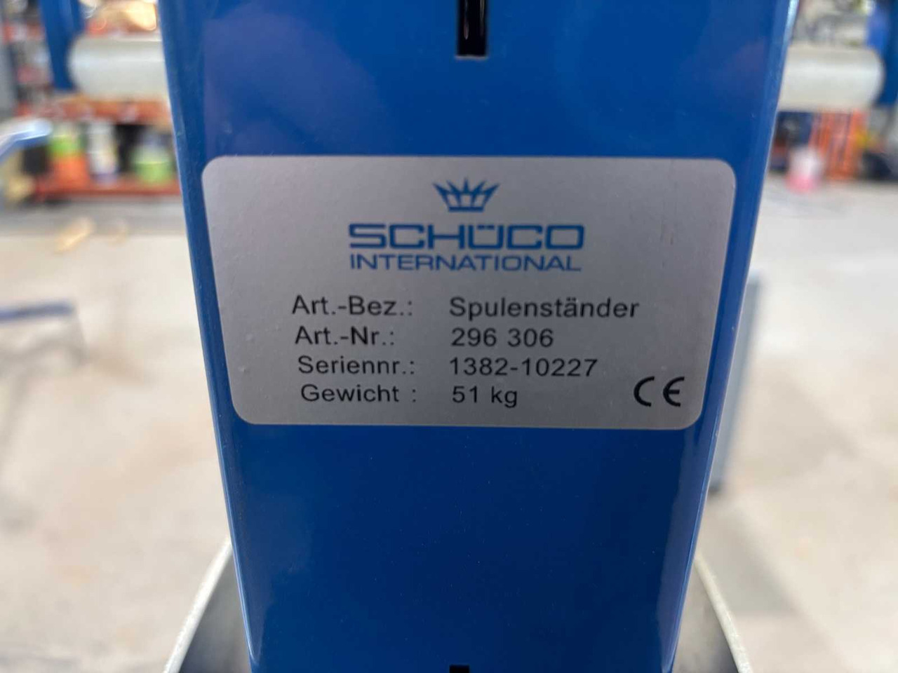 Sealing roll holder Schuco - Equipo de soldadura: foto 5 Sealing roll holder Schuco - Equipo de soldadura: foto 5