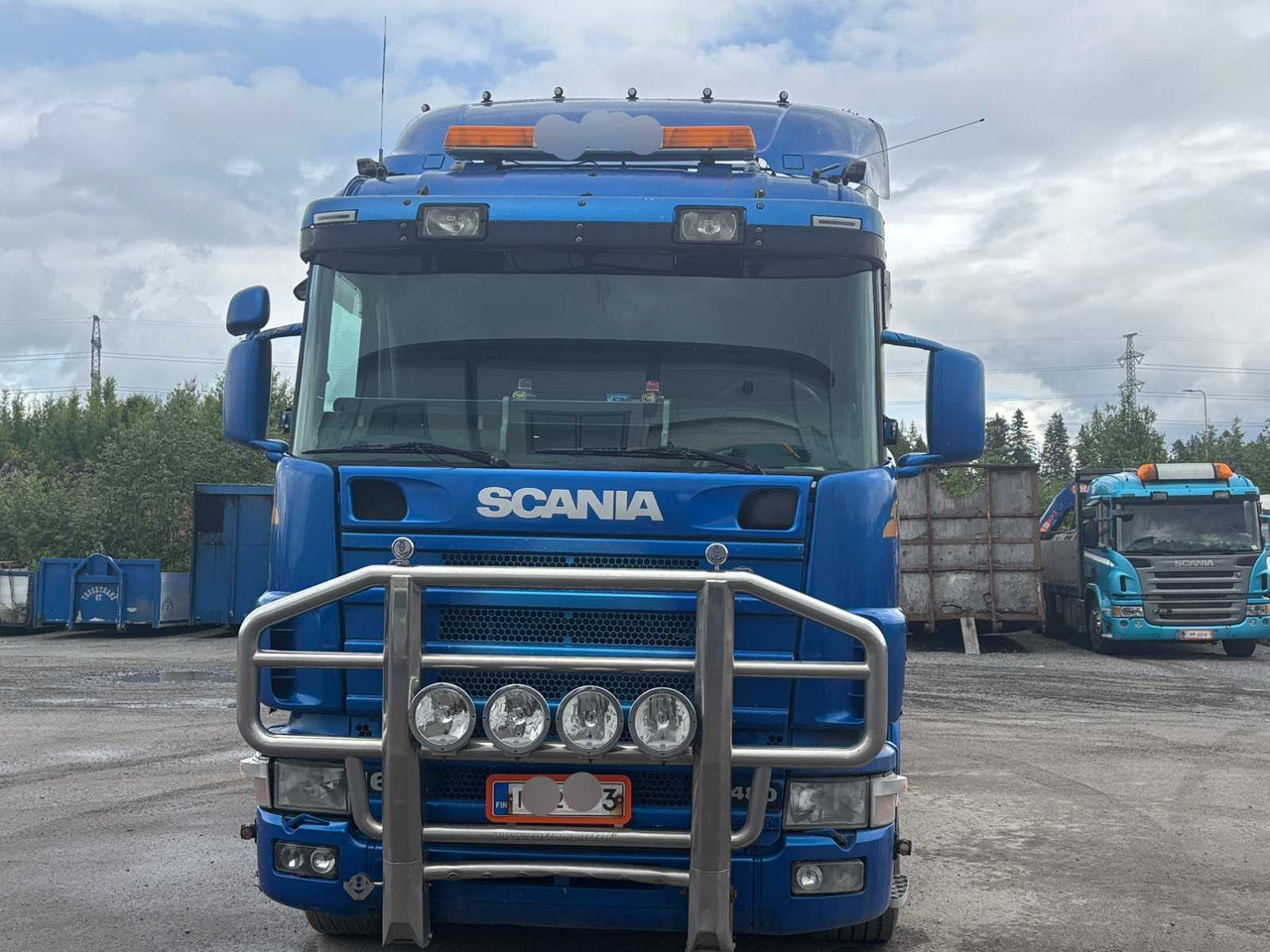 Truck Scania R 164 460 + crane PM 35.5 SP - Camión caja abierta, Camión grúa: foto 2 Truck Scania R 164 460 + crane PM 35.5 SP - Camión caja abierta, Camión grúa: foto 2