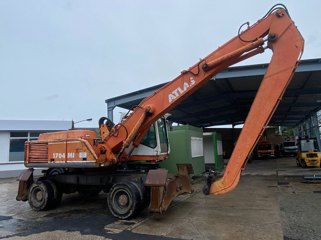 Atlas 1704 MI mit Greifer Umschlagbagger Lang - Excavadora de ruedas: foto 5 Atlas 1704 MI mit Greifer Umschlagbagger Lang - Excavadora de ruedas: foto 5