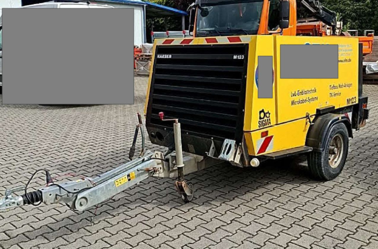 Kaeser M123 SIGMA DEUTZ FAHRANLAGE 624 STD. KOMUNAL - Compresor de aire: foto 1 Kaeser M123 SIGMA DEUTZ FAHRANLAGE 624 STD. KOMUNAL - Compresor de aire: foto 1