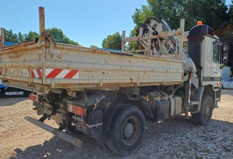 Mercedes-Benz ACTROS 1831 4X4 KRAN MEILER ALLRAD ATLAS KRAN - Camión volquete, Camión grúa: foto 4 Mercedes-Benz ACTROS 1831 4X4 KRAN MEILER ALLRAD ATLAS KRAN - Camión volquete, Camión grúa: foto 4