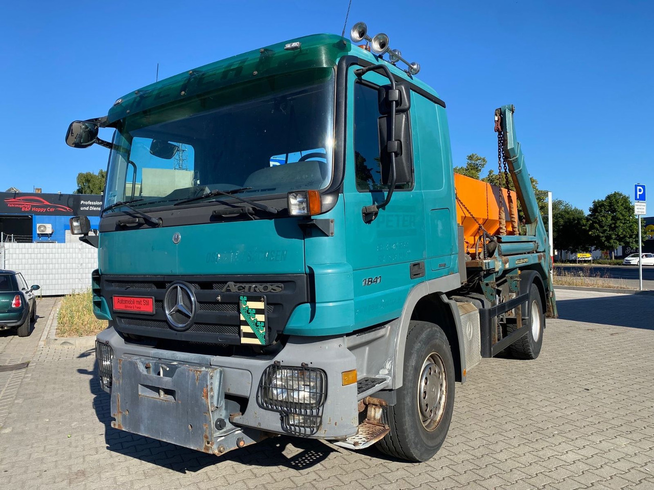 Mercedes-Benz Actros 2/3 6-Zyl. 1841 MEILER ABSATZKIPP. WINTER - Camión volquete: foto 1 Mercedes-Benz Actros 2/3 6-Zyl. 1841 MEILER ABSATZKIPP. WINTER - Camión volquete: foto 1