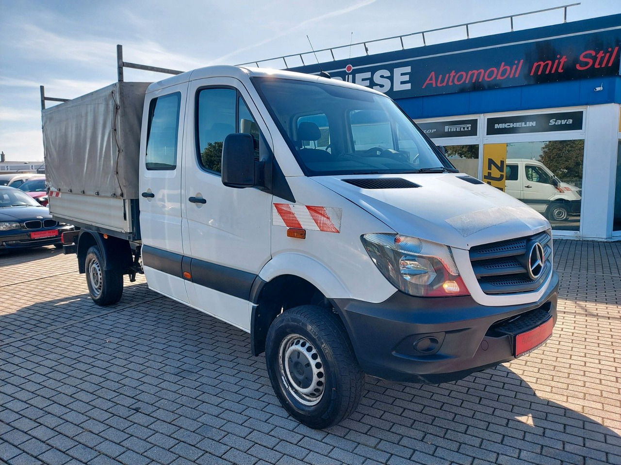 Mercedes-Benz Sprinter II Pritsche DoKa 316 CDI 4X4 Klima - Furgoneta con caja de lona, Furgoneta combi: foto 1 Mercedes-Benz Sprinter II Pritsche DoKa 316 CDI 4X4 Klima - Furgoneta con caja de lona, Furgoneta combi: foto 1