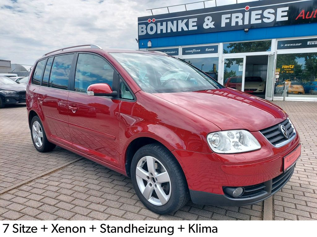 Minibús, Furgoneta de pasajeros Volkswagen Touran Highline 7 Sitze Xenon Standheizung: foto 1