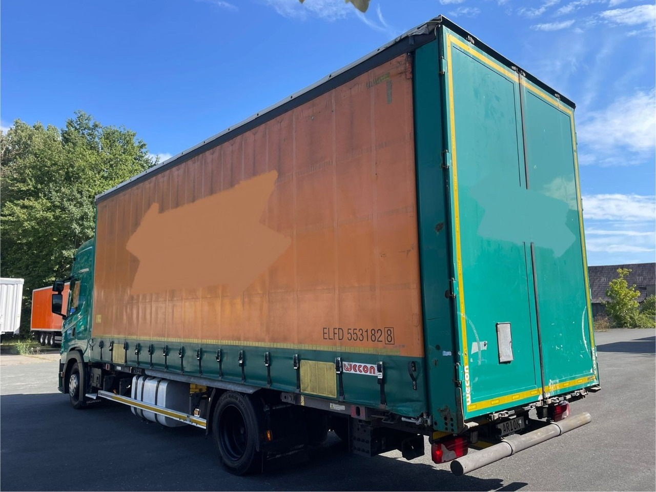 Scania G450 Pritsche+Plane/Wechsler/WECON/StandAC/EU6d - Camión lona: foto 5 Scania G450 Pritsche+Plane/Wechsler/WECON/StandAC/EU6d - Camión lona: foto 5