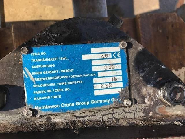 Grove 40t. hook block 3-sheaves 16mm - Grúa para camión para Maquinaria de construcción: foto 5 Grove 40t. hook block 3-sheaves 16mm - Grúa para camión para Maquinaria de construcción: foto 5