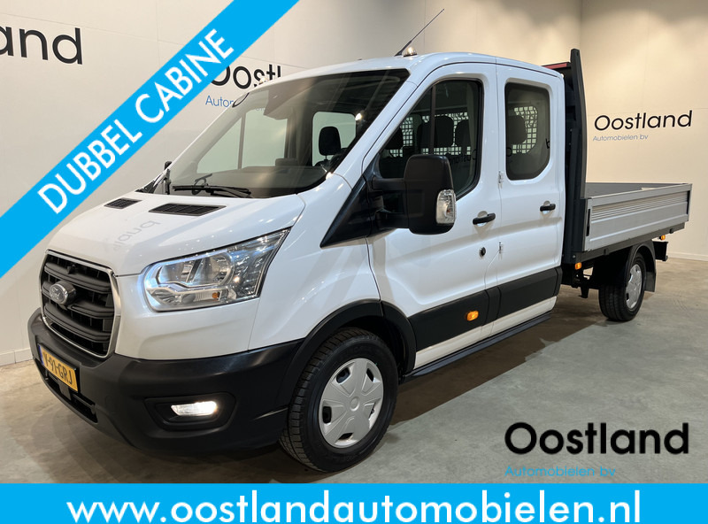 Ford Transit 2.0 TDCI L3H1 130 PK DC Dubbel Cabine Trend Open Laadbak / Euro 6 / Airco / Cruise Control / Trekhaak / CarPlay / 23.600 KM !! / BPM VRIJ !! - Caja abierta furgoneta, Furgoneta combi: foto 1 Ford Transit 2.0 TDCI L3H1 130 PK DC Dubbel Cabine Trend Open Laadbak / Euro 6 / Airco / Cruise Control / Trekhaak / CarPlay / 23.600 KM !! / BPM VRIJ !! - Caja abierta furgoneta, Furgoneta combi: foto 1