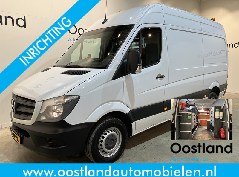 Mercedes-Benz Sprinter 314 CDI L2H2 Automaat / Euro 6 / Servicebus / Bott inrichting / 220V / Airco / - Furgón: foto 1 Mercedes-Benz Sprinter 314 CDI L2H2 Automaat / Euro 6 / Servicebus / Bott inrichting / 220V / Airco / - Furgón: foto 1
