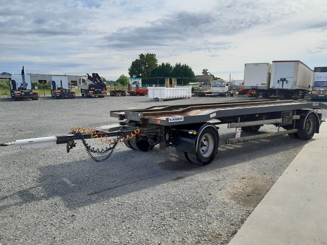 Kaiser PORTE CAISSON 19 T Ampliroll Trailer - Remolque multilift/ Portacontenedores de cadenas: foto 3 Kaiser PORTE CAISSON 19 T Ampliroll Trailer - Remolque multilift/ Portacontenedores de cadenas: foto 3