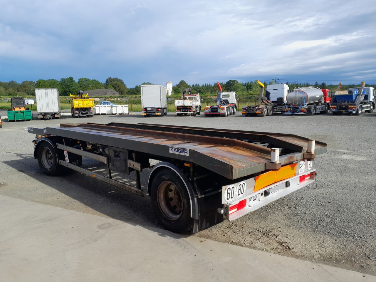Kaiser PORTE CAISSON 19 T Ampliroll Trailer - Remolque multilift/ Portacontenedores de cadenas: foto 2 Kaiser PORTE CAISSON 19 T Ampliroll Trailer - Remolque multilift/ Portacontenedores de cadenas: foto 2