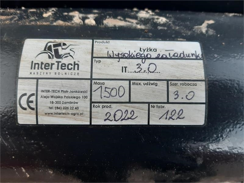 Inter-Tech højtipskovl inter-tech 3 meters - Cazo cargador: foto 4 Inter-Tech højtipskovl inter-tech 3 meters - Cazo cargador: foto 4