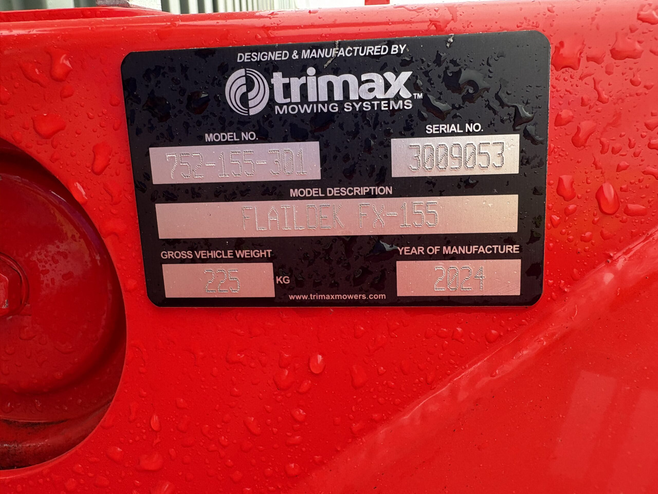 Trimax FX-155 Outfront Flail Mower - Desbrozadora de martillos: foto 2 Trimax FX-155 Outfront Flail Mower - Desbrozadora de martillos: foto 2