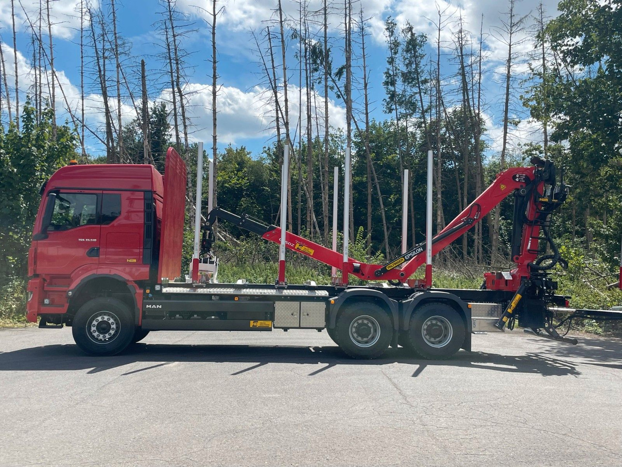 MAN TGS 33.510 6X4 BL Euro6e EPSILON 170Z - Camión forestal, Camión grúa: foto 5 MAN TGS 33.510 6X4 BL Euro6e EPSILON 170Z - Camión forestal, Camión grúa: foto 5