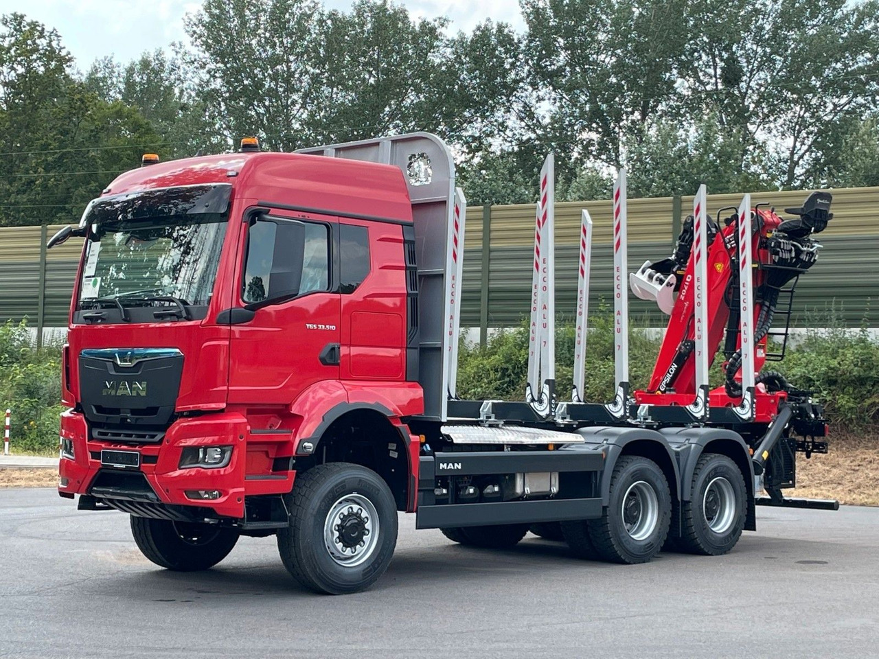MAN TGS 33.520 6X6 Euro6e Radstand 3900mm EPSILON - Camión forestal, Camión grúa: foto 1 MAN TGS 33.520 6X6 Euro6e Radstand 3900mm EPSILON - Camión forestal, Camión grúa: foto 1