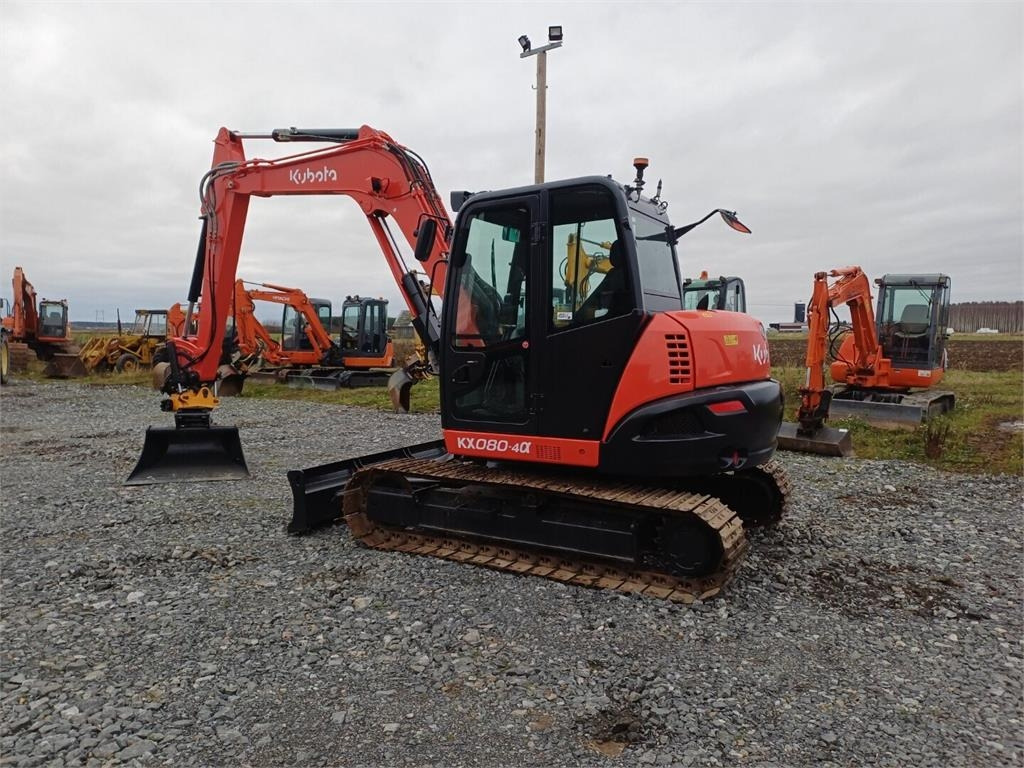 Kubota Kx080-4a Engcon pyörittäjällä - Miniexcavadora: foto 3 Kubota Kx080-4a Engcon pyörittäjällä - Miniexcavadora: foto 3