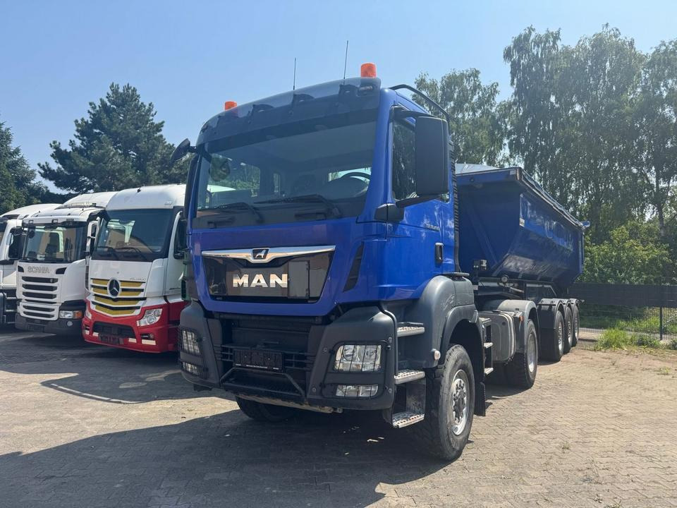 MAN 18.460 TGS/B-B/Kipp/4X4/klp.Zug/TOP-ZUSTAND - Cabeza tractora, Semirremolque volquete: foto 1 MAN 18.460 TGS/B-B/Kipp/4X4/klp.Zug/TOP-ZUSTAND - Cabeza tractora, Semirremolque volquete: foto 1