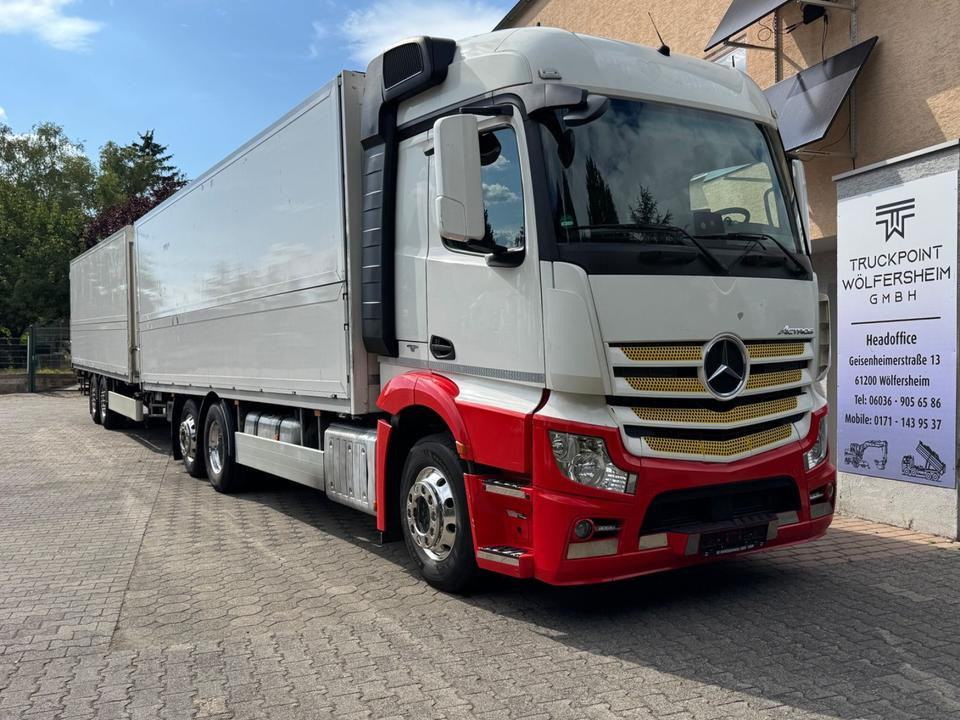 Mercedes-Benz Actros 2545/2xLBW/Klima/Kamera/kpl.Zug - Camión caja cerrada: foto 1 Mercedes-Benz Actros 2545/2xLBW/Klima/Kamera/kpl.Zug - Camión caja cerrada: foto 1