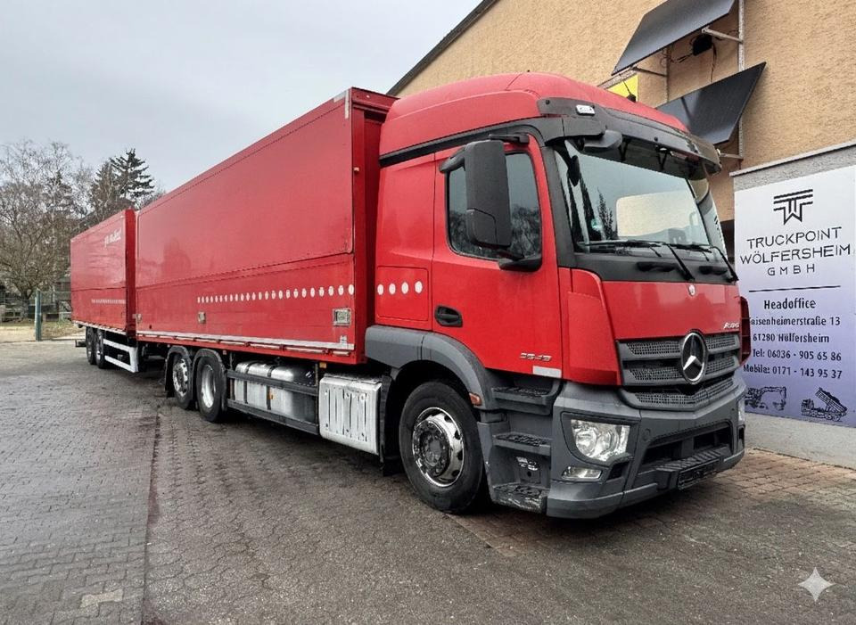Mercedes-Benz Actros2543/Retarder/Lenk-Lift/2xAHK/Top-Zustand! - Camión caja cerrada: foto 1 Mercedes-Benz Actros2543/Retarder/Lenk-Lift/2xAHK/Top-Zustand! - Camión caja cerrada: foto 1