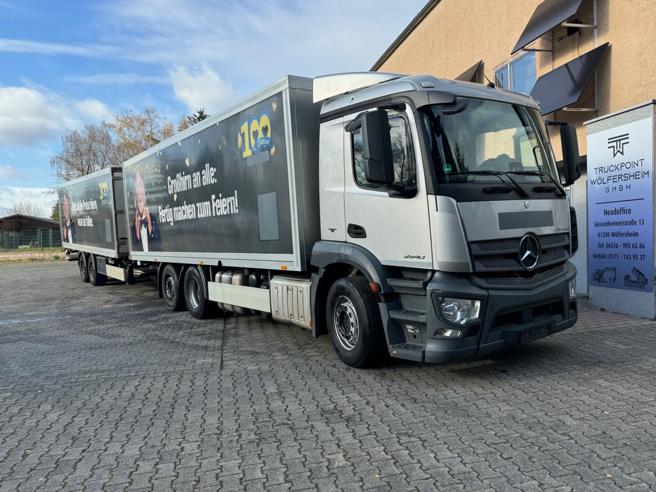 Mercedes-Benz Antos 2540/Durchladbar/2xLBW/Frigoblock - Camión frigorífico: foto 1 Mercedes-Benz Antos 2540/Durchladbar/2xLBW/Frigoblock - Camión frigorífico: foto 1