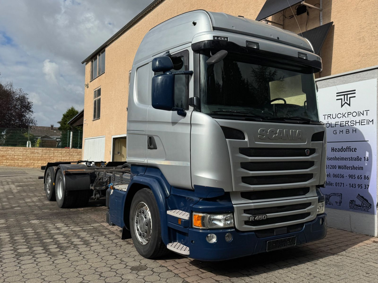 Scania R450/Retarder/Lenk-Lift/Highline - Camión chasis: foto 1 Scania R450/Retarder/Lenk-Lift/Highline - Camión chasis: foto 1