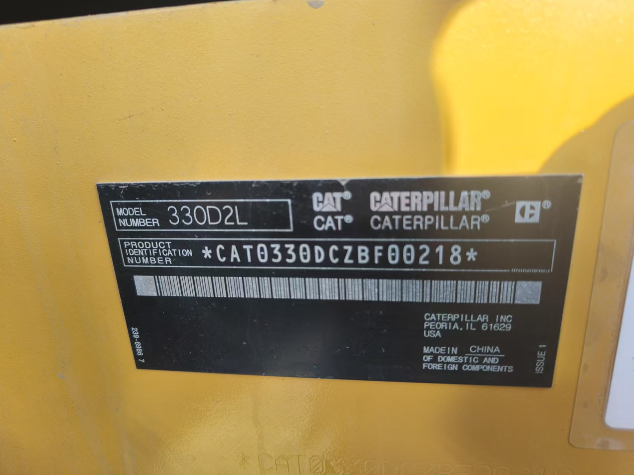 CATERPILLAR 330D - Excavadora de cadenas: foto 5 CATERPILLAR 330D - Excavadora de cadenas: foto 5