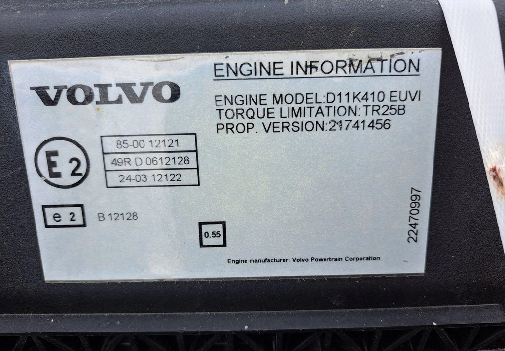 VOLVO KOMPLETNY VOLVO FM 4 FMX D11K 410 450 - Motor: foto 5 VOLVO KOMPLETNY VOLVO FM 4 FMX D11K 410 450 - Motor: foto 5