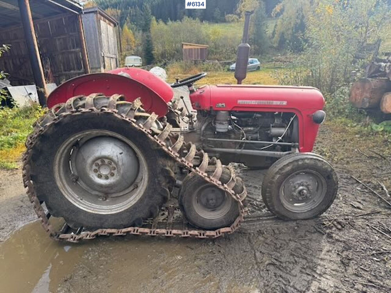 1973 Massey Ferguson 35 with tracks. WATCH VIDEO! - Tractor: foto 1 1973 Massey Ferguson 35 with tracks. WATCH VIDEO! - Tractor: foto 1