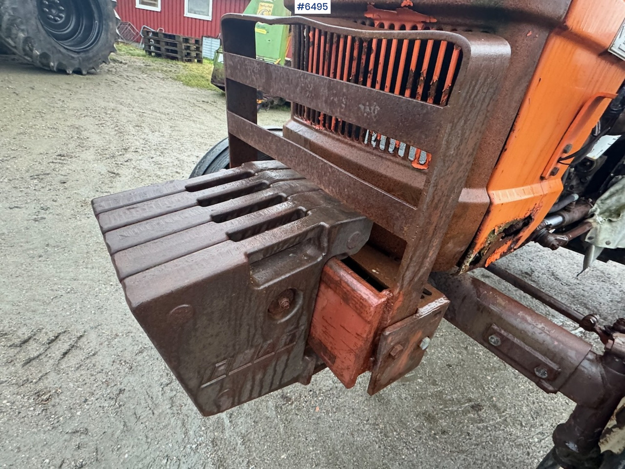 Tractor 1975 Fiat 640 tractor with/twin wheels and triangle. WATCH THE VIDEO!: foto 12