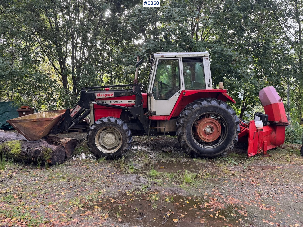 1983 Massey Ferguson 690 with front loader - Tractor: foto 2 1983 Massey Ferguson 690 with front loader - Tractor: foto 2