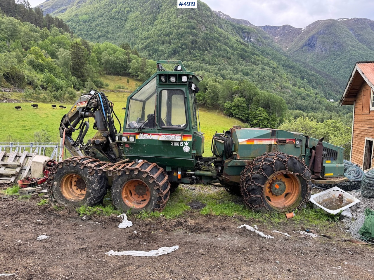 1987 Øsa 250 Harvester - Procesadora forestal: foto 4 1987 Øsa 250 Harvester - Procesadora forestal: foto 4