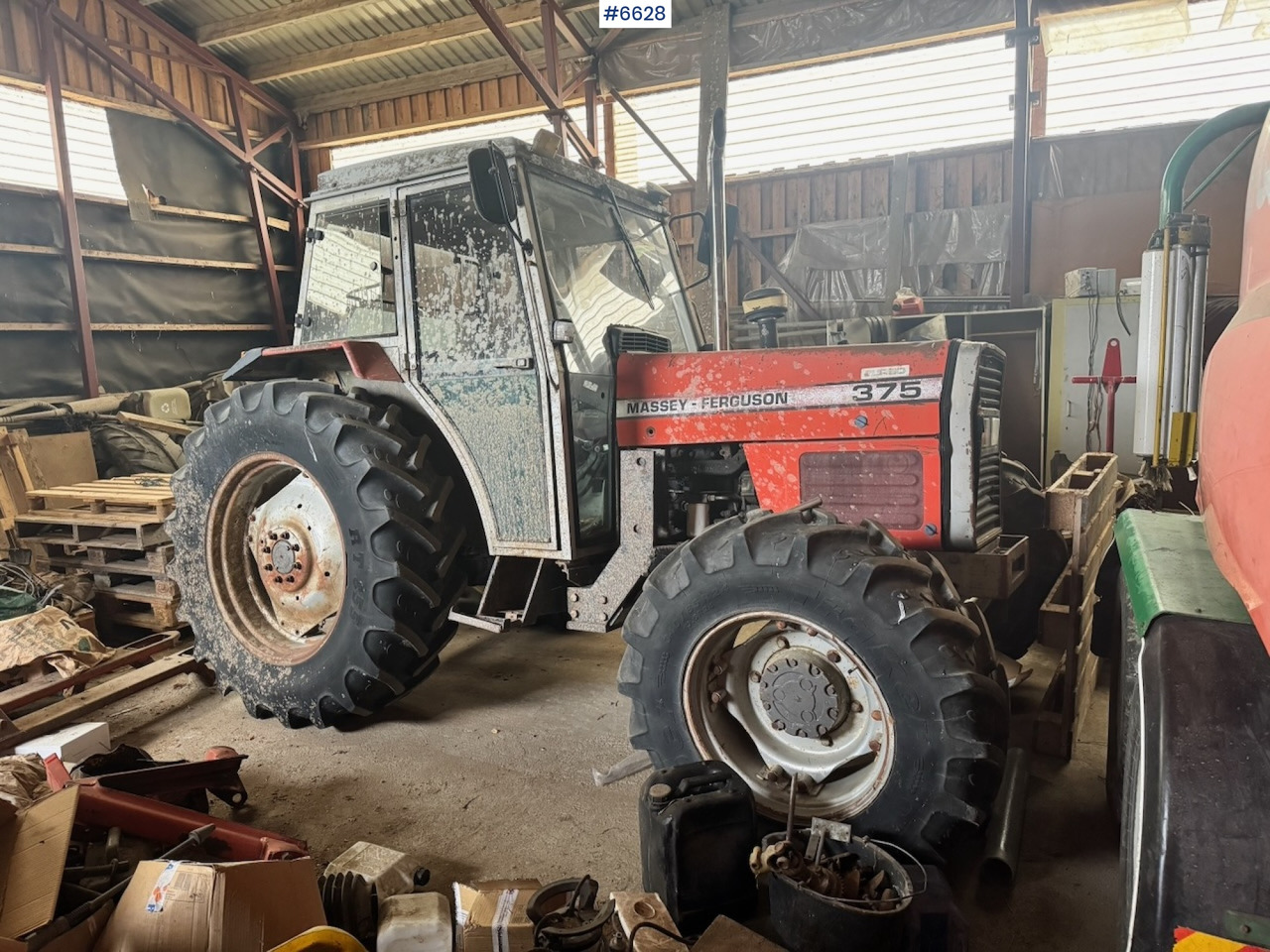 1990 Massey Ferguson 375 4x4 Tractor. - Tractor: foto 1 1990 Massey Ferguson 375 4x4 Tractor. - Tractor: foto 1