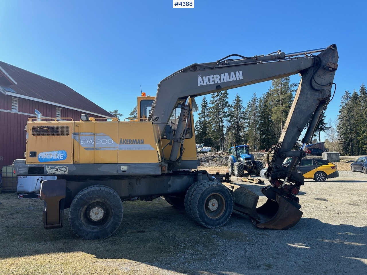 1995 Åkermann EW200 Wheel machine w/ grading bucket og tiltrotator. WATCH VIDEO. - Excavadora: foto 3 1995 Åkermann EW200 Wheel machine w/ grading bucket og tiltrotator. WATCH VIDEO. - Excavadora: foto 3
