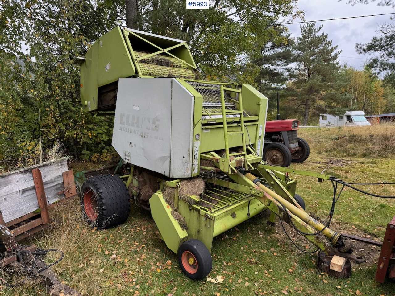 Maquinaria de henificación 1999 Claas Rollant 46 Rotocut and a dividing baler.: foto 15