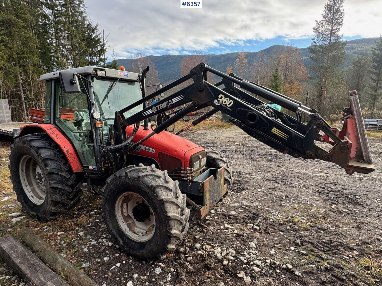 2000 Massey Ferguson 4255 m/ frontlaster - Tractor: foto 5 2000 Massey Ferguson 4255 m/ frontlaster - Tractor: foto 5