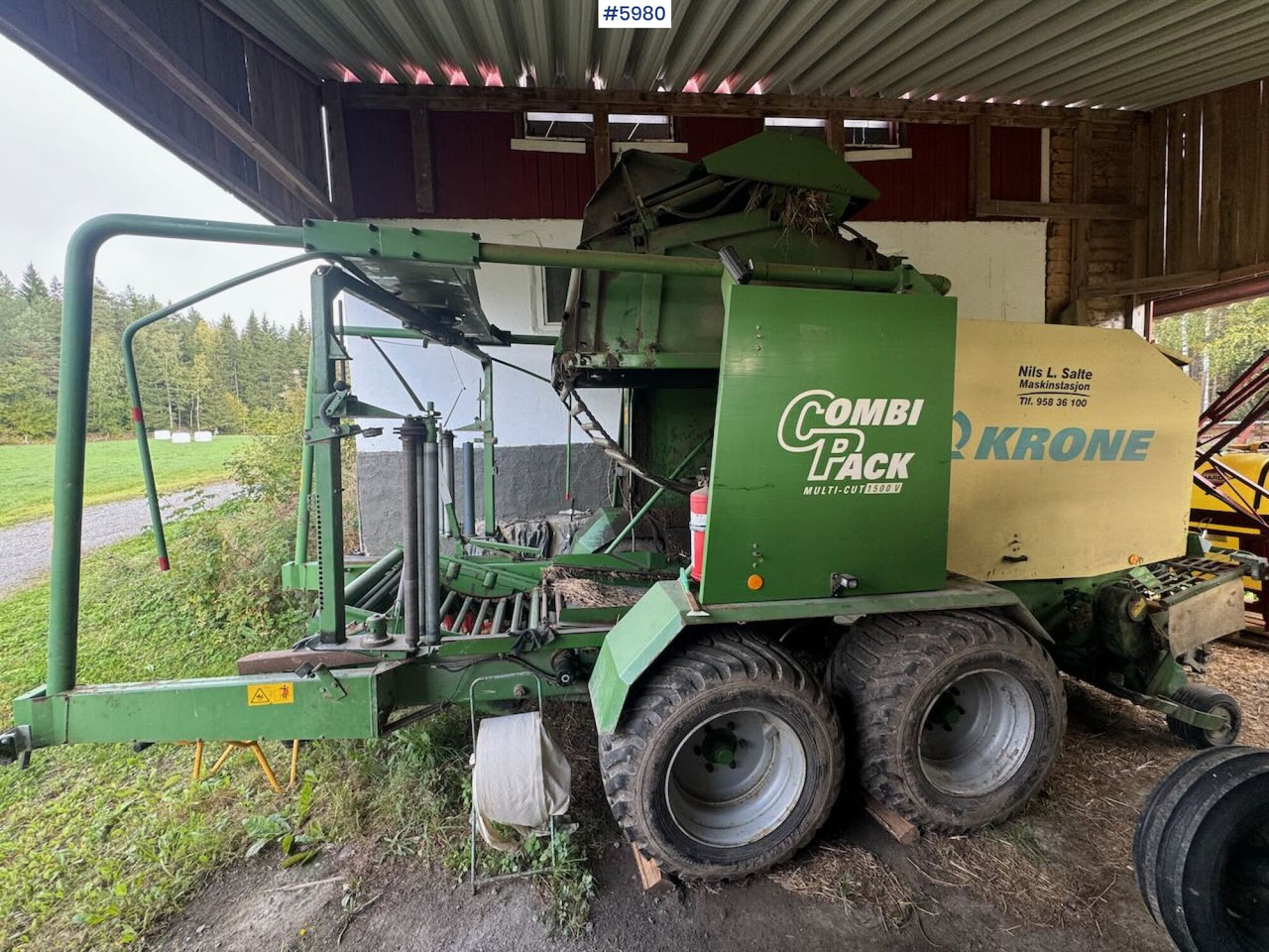 2001 Krone Combipack 1500 - Maquinaria de henificación: foto 4 2001 Krone Combipack 1500 - Maquinaria de henificación: foto 4