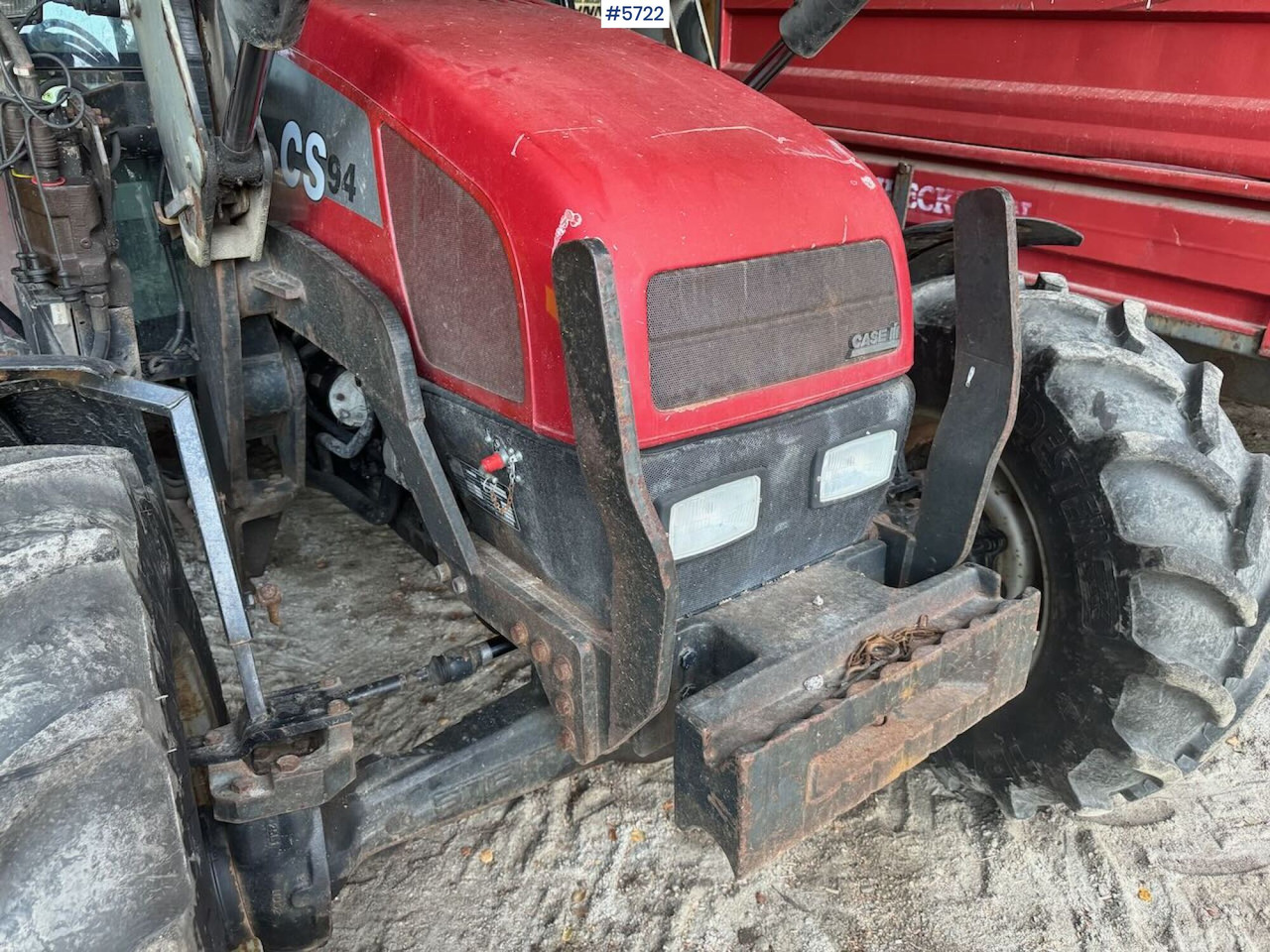 Tractor 2002 Case CS94A 4x4 w/ Quicke front loader. 3550 hours.: foto 12