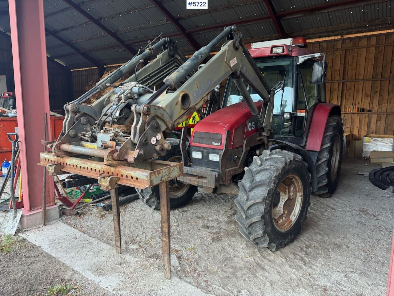 Tractor 2002 Case CS94A 4x4 w/ Quicke front loader. 3550 hours.: foto 9