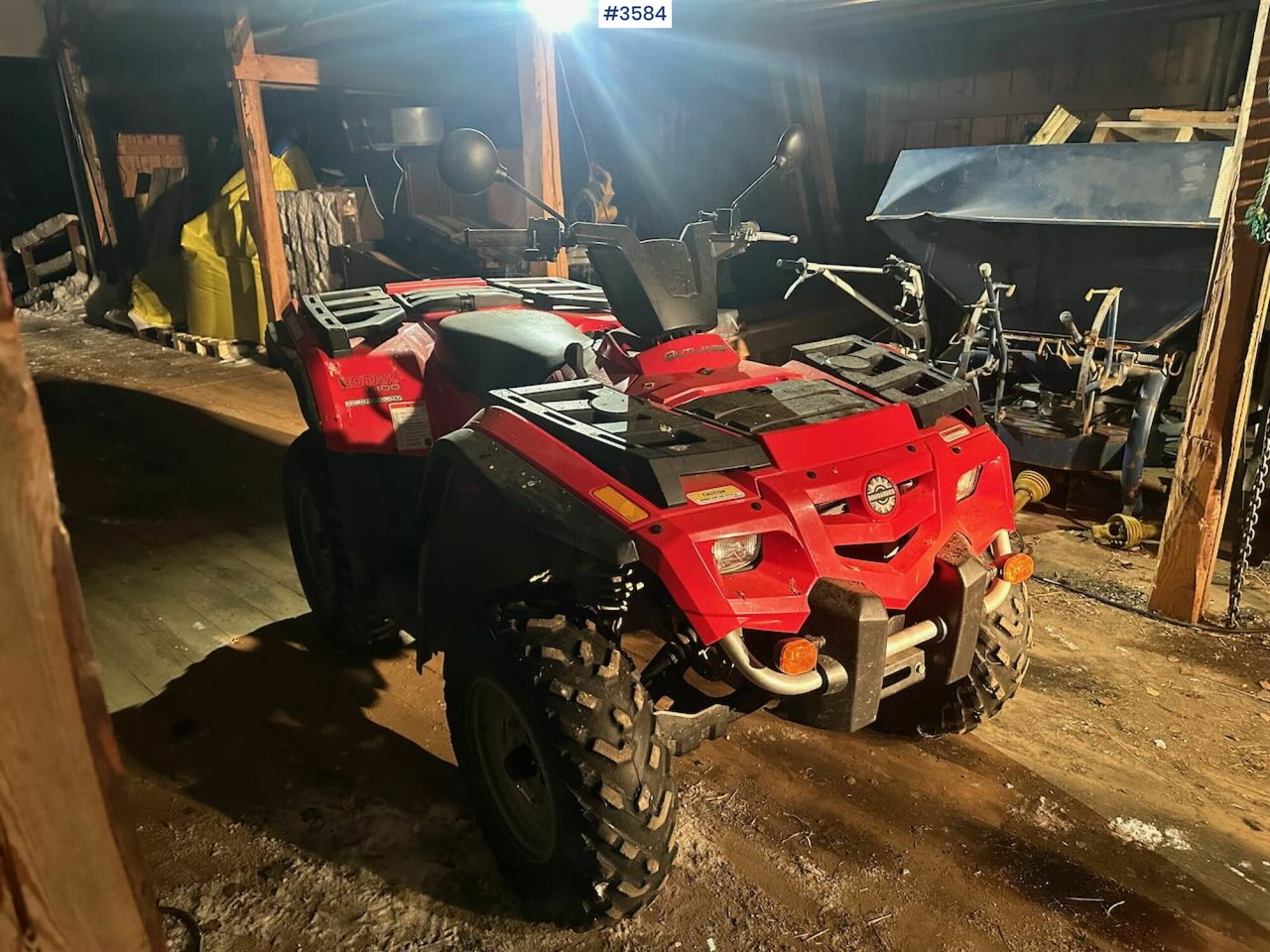 2004 Bombardier Outlander 400 firhjuling w/ Pasture mower and trailer. - Cuadrimoto: foto 4 2004 Bombardier Outlander 400 firhjuling w/ Pasture mower and trailer. - Cuadrimoto: foto 4