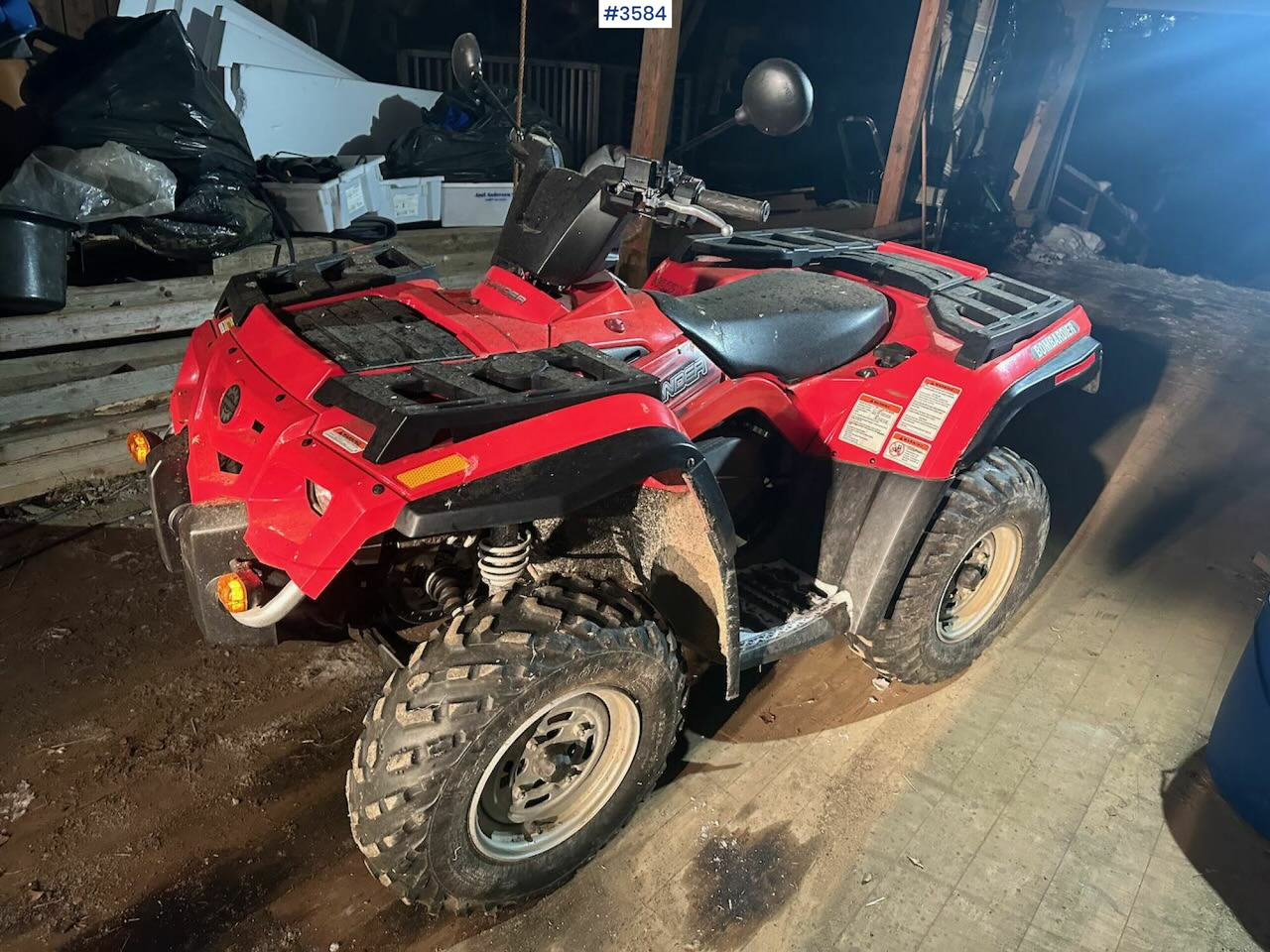 2004 Bombardier Outlander 400 firhjuling w/ Pasture mower and trailer. - Cuadrimoto: foto 1 2004 Bombardier Outlander 400 firhjuling w/ Pasture mower and trailer. - Cuadrimoto: foto 1