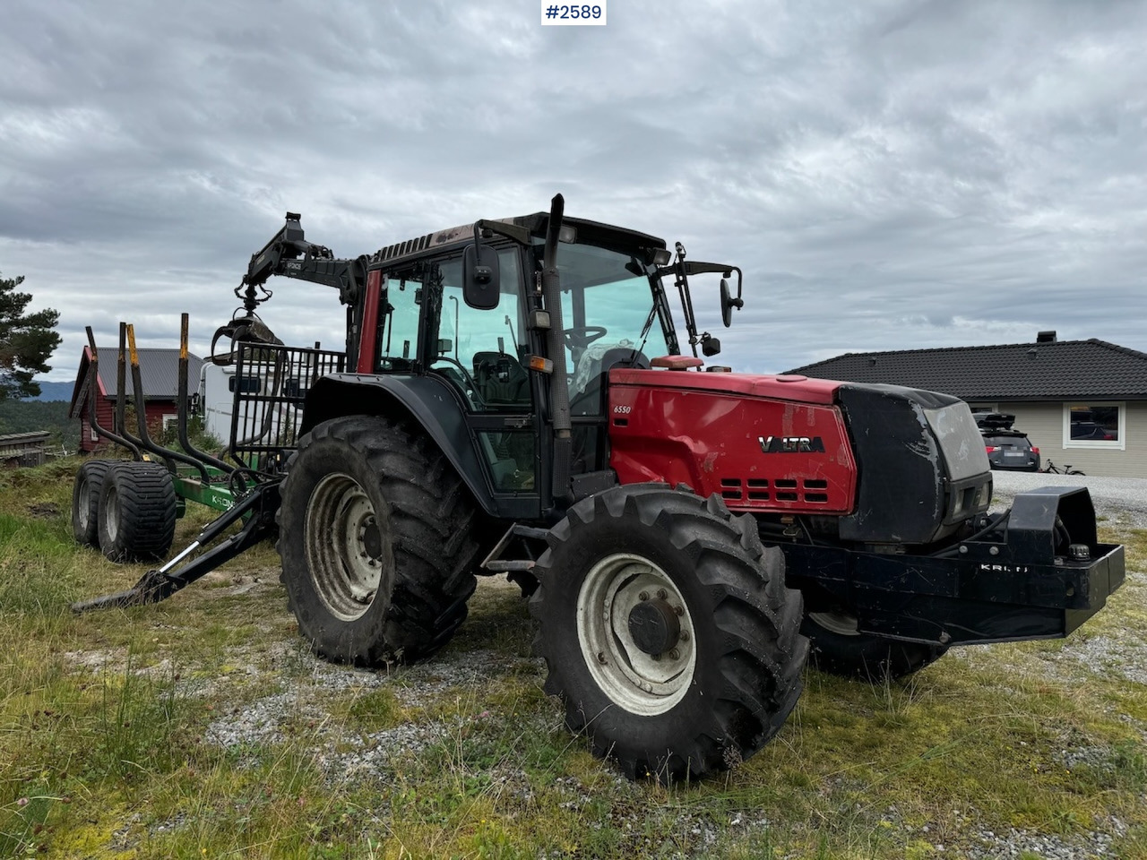 2005 Valtra 6550 Turbo with Kronos 120H 4WD B - Tractor: foto 4 2005 Valtra 6550 Turbo with Kronos 120H 4WD B - Tractor: foto 4