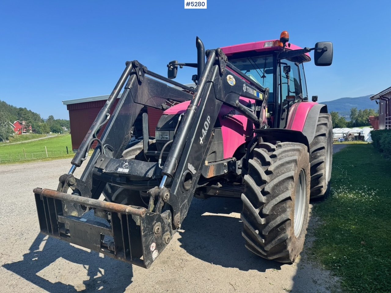 2006 Case MXM120 4x4 with front loader - Tractor: foto 2 2006 Case MXM120 4x4 with front loader - Tractor: foto 2