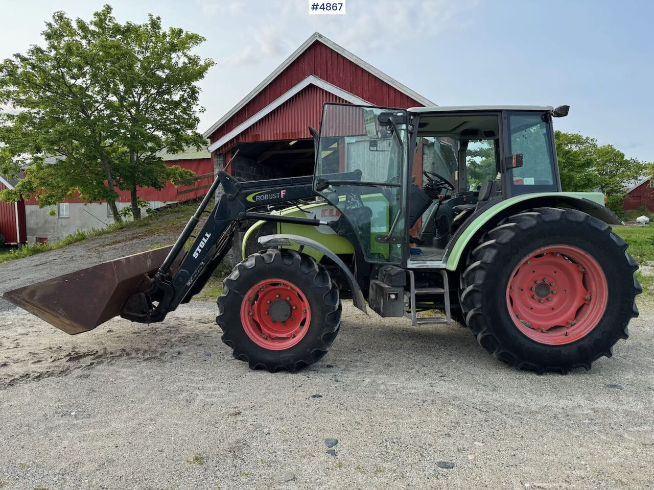 2007 Claas Celtis 446 with front loader, pallet forks, and bucket - Tractor: foto 4 2007 Claas Celtis 446 with front loader, pallet forks, and bucket - Tractor: foto 4