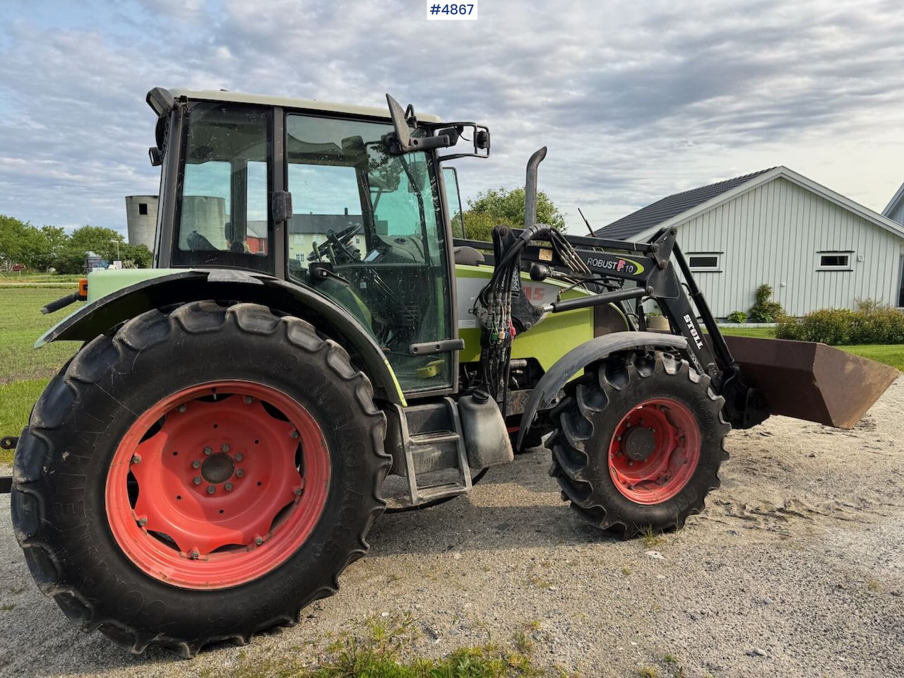 2007 Claas Celtis 446 with front loader, pallet forks, and bucket - Tractor: foto 3 2007 Claas Celtis 446 with front loader, pallet forks, and bucket - Tractor: foto 3