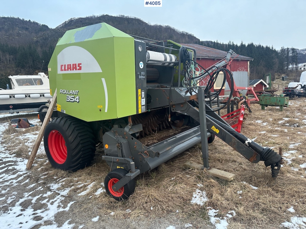 2008 Claas Rollant 354 Rotocut round baler. small repair object - Maquinaria de henificación: foto 1 2008 Claas Rollant 354 Rotocut round baler. small repair object - Maquinaria de henificación: foto 1