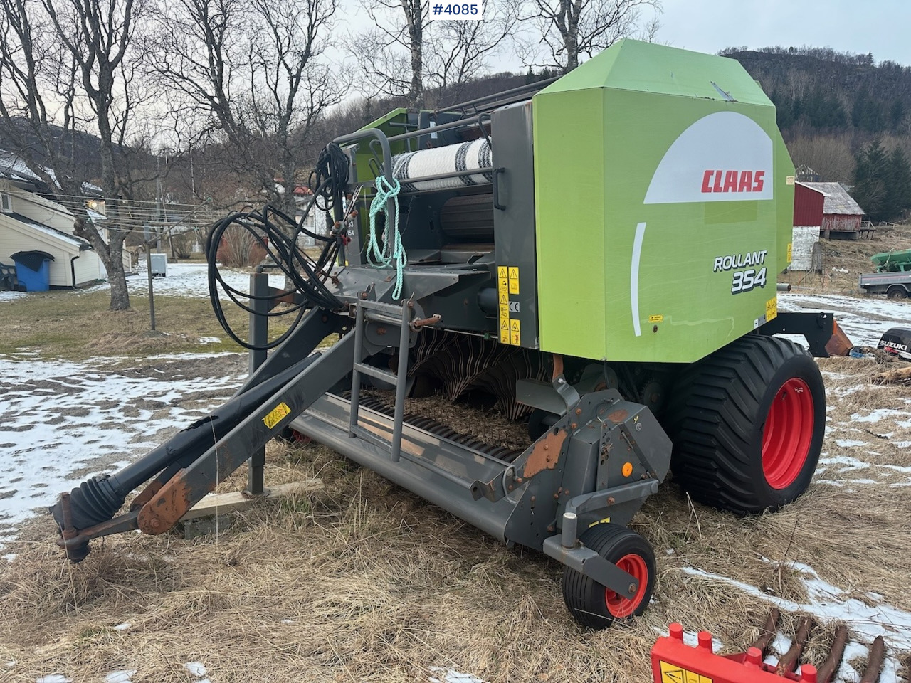 2008 Claas Rollant 354 Rotocut round baler. small repair object - Maquinaria de henificación: foto 3 2008 Claas Rollant 354 Rotocut round baler. small repair object - Maquinaria de henificación: foto 3