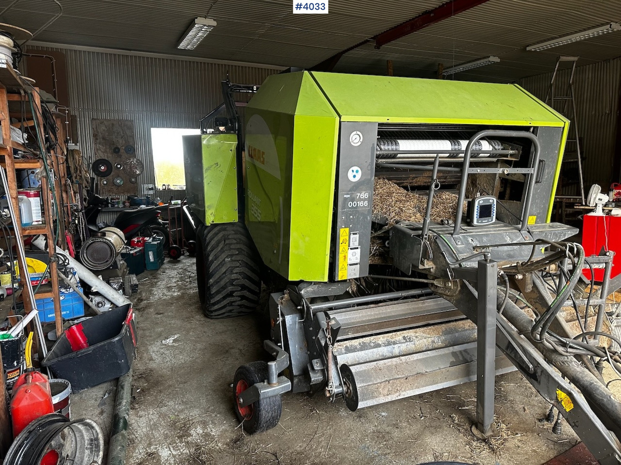2008 Claas rollant 355 uniwrap round baler press - Maquinaria de henificación: foto 5 2008 Claas rollant 355 uniwrap round baler press - Maquinaria de henificación: foto 5